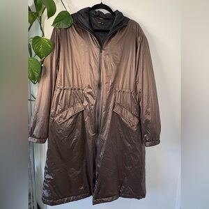 Elegant Brown Utility Jacket for Women